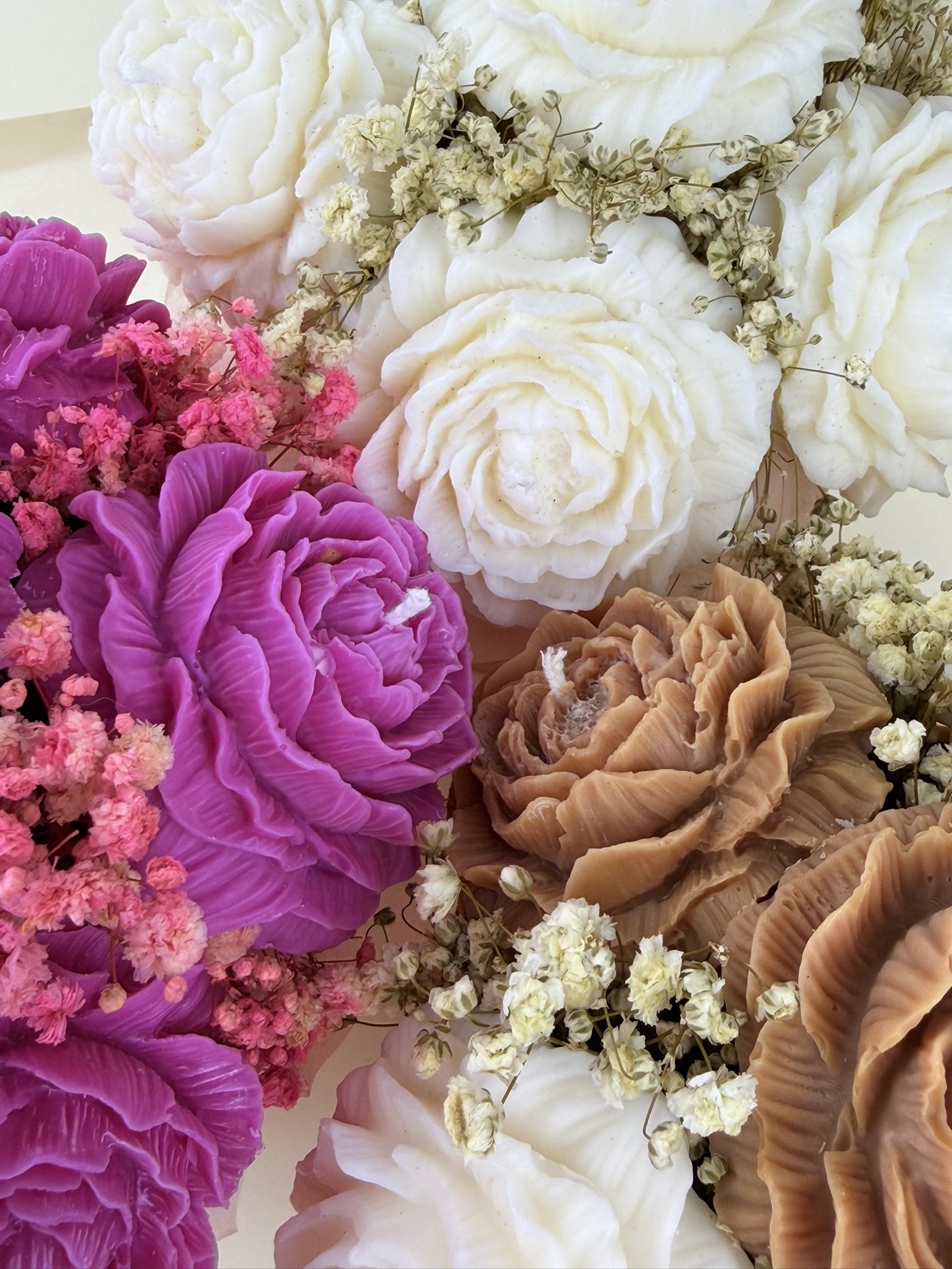 Flowerboxy ze świec sojowych