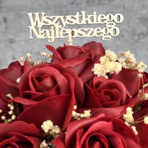 Topper napis WSZYSTKIEGO NAJLEPSZEGO do dowolnego Flowerboxa